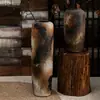 Jarrón de Piso Grande de Cerámica Estilo Chino Nuevo de Jingdezhen, Adorno para Jardín, Jarra de Cerámica Rústica con Aspecto Antiguo, Accesorio para Fotografía, Envío Gratis