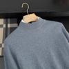 Suéter de Cachemira Suave de Cuello Alto para Hombre Jersey de Invierno Cálido de Lana Interior Tejido Suéter Base Suéter Casual