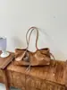 Bolsa casual, estilo vintage, de grande capacidade para mulheres, moda transfronteiriça 2026, bolsa transversal versátil, bolsa de ombro para o dia a dia