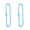 Accesorios de joyería DIY hechos a mano hierro pintura en aerosol bola cadena de cuentas hebilla material producción llavero cadena colgante hebilla colgante para muñeca