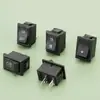 Em estoque KCD1 interruptor de barco interruptor pequeno 15*21MM pino duplo engrenagem dupla interruptor de alimentação totalmente de cobre 6A250V desconto