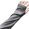 Mangas de Hielo de Seda para Protección Solar de Verano para Hombres y Mujeres, para Conducir y Ciclismo, Anti-UV, Transpirables, Delgadas, Protección para los Brazos, Mangas de Hielo