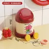Papelera de escritorio para uso doméstico, mini linda, adecuada para mesa de comedor, oficina, dormitorio, dormitorio, tamaño pequeño con tapa, contenedor de almacenamiento para mesa de centro
