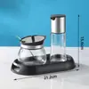 Conjunto de Potes para Condimentos e Pimenta de Aço Inoxidável 304 para Restaurantes Comerciais Garrafa Criativa para Molho de Soja Garrafa para Vinagre para Restaurantes
