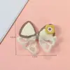 Novo Estilo Coreano Doce Infantil Café Claro Renda Pérola Borboleta Coração de Menina Acessórios de Cabelo Roupas Bolsas Acessórios Atacado