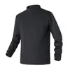 G-stone Top Funcional con Media Cremallera para Exteriores Antiestático Cómodo Elástico Primavera/Otoño Viaje Deporte Capa Base Cálida