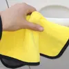 30*40 Cocina Alta Densidad Terciopelo de Coral Microfibra Engrosado Trapo Propiedad de Limpieza Lavado de Autos Toalla para Limpiar Autos Engrosada