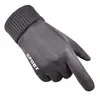 Luvas de inverno para homens, forradas com fleece, antiderrapantes, à prova de vento, adequadas para esportes ao ar livre e ciclismo, compatíveis com touchscreen, camurça, quentes, para mulheres, atacado, adulto