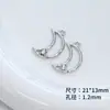 Moda Europeia e Americana Prata Banhada a Ouro Coração Recortado Liga Pingente Feito à Mão DIY Pulseira Colar Acessórios de Vestuário Material
