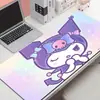 Kuromi Mouse Pad Grande de Desenho Animado Sanrio Melody Menina Fofa Tapete de Mesa Antiderrapante Borracha Vários Tamanhos