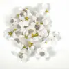 Exquisita Flor de Cerezo Pequeña Artificial de Colores de Primavera y Otoño 3 cm Hecha a Mano para Ropa DIY, Boda, Caja de Dulces, Caja de Regalo, Flores Falsas Decorativas