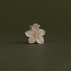 Magnolia Suave ~ Clip Pequeño de Hada Diamante Completo Mini Flequillo Clip para Niña Clip Superior Parte Trasera de la Cabeza Tamaño Pequeño Horquilla