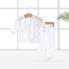 Comercio exterior Ropa europea y americana para recién nacido Traje de ropa para bebé de seis piezas para bebé Anti-arañazos Cubremanos Cubrepies babero 821048