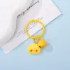 Llavero colgante de conejo de queso de resina creativo y lindo, accesorio de regalo cultural y creativo DIY para decoración de bolso