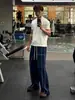 Calça Jogger Masculina Hasselblad Americana Tubo Reto Primavera Verão Fitness Esportiva Calça com Caimento Adolescente Solta Casual