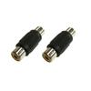 Conector RCA hembra a hembra tipo loto, adaptador, audio hembra, cabezal recto, cable de audio AV, cabezal de extensión, audio bidireccional