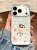 Funda para teléfono de Fresa Shin-chan, adecuada para Apple 17, iPhone 16 Pro Max, diseño de dibujos animados, modelo nuevo para 15 Plus, cobertura completa para 14 y 13