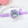 Monedero de Felpa de Conejo y Zorro de Dibujos Animados Lindo, Estuche para Auriculares, Bolsa de Almacenamiento para Estudiantes, Colgante, Encanto, Pulsera de Fleje