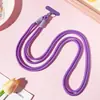 Cordón para Teléfono Color Sólido Cuerda Larga Antiperdida Bandolera Lateral Cordón para Teléfono Cuerda Colgante Antiperdida Colgante Resistente Personalizado Correa para el Hombro Cuerda de Colores