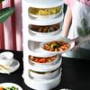Cubierta de Comida Aislada para Uso Doméstico Invernal, Estante de Almacenamiento Multicapa para Sobras de Comida, Cubierta de Comida a Prueba de Insectos, Cubierta para Mesa de Comedor, Almacenamiento para Conservar la Frescura, Cubierta a Prueba de Polvo