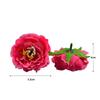 Rosa de Té Flor Simulada Rosa Flor Rosa Pequeña Accesorios Flor para Muñeca Flores para Hacer Guirnaldas Nupciales Venta al por Mayor Suministro Transfronterizo