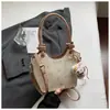 Bolsa de Balde Portátil Estampada Fofa Retrô para Mulheres 2026 Novo Estilo Moda de Alto Padrão Simples Bolsa de Ombro Transversal Tendência