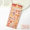 Pegatinas de cristal tridimensionales de dibujos animados, pegatinas lindas sólidas en relieve, materiales de decoración para diario DIY, pegatinas para vaso de agua y teléfono
