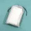 Bolsa de armazenamento em formato de urso, saquinho com cordão, bolsa de embalagem de roupas para exportação, bolsa plástica PE translúcida fosca, bolsa para sapatos com logotipo