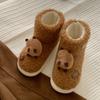 Botas de Nieve Gruesas Versátiles para Mujer de Invierno, Nuevas, Cómodas, de Felpa, Lindas, Modernas, de Capibara, para Uso al Aire Libre