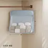 Bolsa de malha para pendurar para guardar roupas íntimas, organizador de guarda-roupa de dormitório para meias e roupas íntimas, bolsa de armazenamento para pendurar três em um