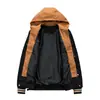 Otoño e invierno Nuevo abrigo grande de moda holgado con forro polar chaqueta juvenil Pu Shuai casual todo-partido ropa de calle a la moda