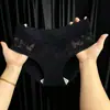 Mujer Joven Sexy Estampado de Leopardo Alto Valor Hielo Seda Encaje Calzones Mujer 2026 Nuevo Estilo Tanga Entrepierna Anti-pellizco Sin Costuras