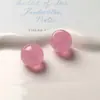 Zhen Tu Estilo Coreano Dulce Versátil Cielo Estrellado Brillo Redondo Resina Media Redonda Parche Accesorio para el Cabello DIY para Mujeres Pasador Decoración de Zapatos