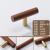 Tirador de Cajón de Hongo de Madera Log Japonés Redondo Madera Agujero Único Gabinete Puerta de Armario de Madera Habitación Infantil Tirador de Madera Maciza