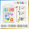 Kit de Material para Colorir Desenho a Linha Infantil Brinquedo Frisbee DIY Grafite Pintado à Mão Conjunto Disco Voador Brinquedo Educativo DIY