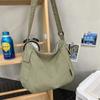 Nuevo Bolso Cruzado Casual Impermeable de Tela de Nailon Estilo Japonés para Mujer, Ligero, Combinable con Todo, Bolso de Hombro Nicho para Viajeros, Bolso Dumpling para Hombre