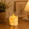 Luz de vela eletrônica simulada LED, acrílico, para casamentos, fotografia, role-playing, iluminação de guia, Natal, aniversários e expressar amor, luz de ambiente