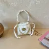 Bolso de Mujer 2026 Nuevo Estilo Bolso Cubo de Cuerda Inspirado en Chanel, Bolso Cruzado de Hombro con Cadena Acolchada de Alta Estética