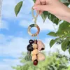 Sonajeros Naturales de Cáscara de Fruta y Semillas de Plantas, Colgantes para Coche, Colgantes Artísticos de Viento Curativo para Nicho, Venta al por Mayor desde el Fabricante