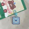 Criativo Novo Chinês Quadrado Pingente Anti-perda Nicho Genuíno Borboleta Chaveiro Pendurado Decoração Estudante Mochila Pingente Novo