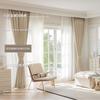 Cortina Jinshi chenille para girar com efeito sombreado, novo estilo romântico, para quarto, sala de estar, sombreado, moderno, minimalista, nórdico, varanda
