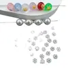 Cuentas Espaciadoras Pequeñas de Flor de Aleación de 6 mm para Manualidades Hechas a Mano, Borla, Tapas de Flor, Materiales, Accesorios de Joyería, Venta al por Mayor
