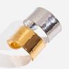 Diseño Silencioso y Elegante, Estilo Clásico Acero Inoxidable Oro de 18K Pulsera Abierta Ancha con Patrón Martillado Acero Inoxidable Joyería para Mujer al Mayoreo