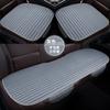 Cojín de Asiento de Coche de Tres Piezas de Raya Horizontal Transfronteriza Pequeño Cubierta de Asiento Individual Sin Ataduras Suministros para el Interior Cojín de Asiento sin Respaldo Cojín para las Cuatro Estaciones