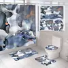 Cortina de Ducha Impermeable y Antimoho Impresa Personalizada Más Vendida de Amazon, Disponible como Alfombrilla Absorbente de Baño Individual Empaquetada al Vacío
