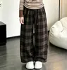 Conjunto a rayas para niñas, nuevo estilo 2026, conjunto deportivo de dos piezas con pantalones a cuadros y camiseta interior para niños y niñas de mayor edad, a la moda