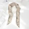 Nuevo Estilo Tinta Bambú Grulla Blanca Nuevo Estilo Chino Antiguo Cinturón para el Cabello Cinta de Estilo Chino Pintura a Tinta Bolsa Elegante de Corbata Bufanda Larga de Seda
