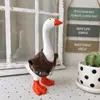 Set de disfraz de ganso para porche transfronterizo, figura de ganso en miniatura, disfraz para decoración de ambiente navideño, accesorios de suéter tejido