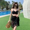 Biquíni Duas Peças 2026 Estilo Coreano Ins Tendência Estilo Fada Renda Sexy Duas Peças Malha Roupa de Banho para Fonte Termal Fábrica Atacadista