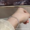 Pulsera de cristal Shijia en bolsa de oro de 14 quilates con textura ligera y lujosa, con joyas originales y sencillas para damas de una generación de cabello.